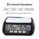 thumbnail image 4 of Temporizador Reloj de ajedrez profesional portátil multiusos 3 en 1, temporizador de ajedrez Digital yeacher Temporizador, 4 of 6