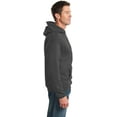 thumbnail image 2 of Port & Company ®  Tall Essential Fleece Pullover Hooded Sweatshirt. Pc90ht Xlt Charcoal, 2 of 4