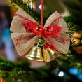 thumbnail image 5 of Fek888 Christmas Bows Small Christmas Linen Small Bow Christmas Tree Decoration Mini Accessories Pendant Mall Decoration Props, 5 of 7