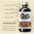thumbnail image 2 of Cook's, Pure Maple Extract, All Natural Premium Maple Sap from Vermont's Finest Maple Trees, 4 oz 4 Fl Oz (Pack of 1), 2 of 6