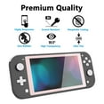 thumbnail image 2 of eXtremeRate 2 Pack Cherry Blossoms Pink Border Transparent HD Clear Saver Protector Film, Tempered Glass Screen Protector for Nintendo Switch Lite, 2 of 10