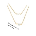 thumbnail image 4 of IFANLANDOR Lot de 1 Colliers Superposés avec Perles Simulées pour Femmes Design Minimaliste, 4 of 7