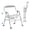 Gray, variant on Flybrother Foldable Shower Chair for Inside Shower Non-Slip Portable Shower Seat for Elderly and Disabled, Gray