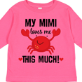thumbnail image 4 of Inktastic Mimi Loves Me Grandson Boys or Girls Long Sleeve Toddler T-Shirt, 4 of 5