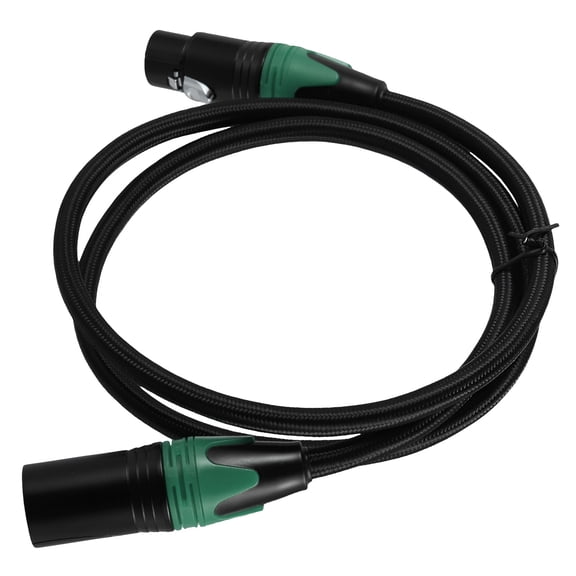 KAKOWELY Studio Xlr Cable Copper Male to Female Mic Extension Wire Green Audio Cable