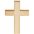 thumbnail image 4 of Genie Crafts Unfinished Wooden Cross Cutouts - DIY Craft & Party Decor - Sunday School Crafts & Church Decor - Blank Canvas for Painting & Cross Wall Art - Pack of 12, 8.9 x 6.5 x 0.5 in, 4 of 5