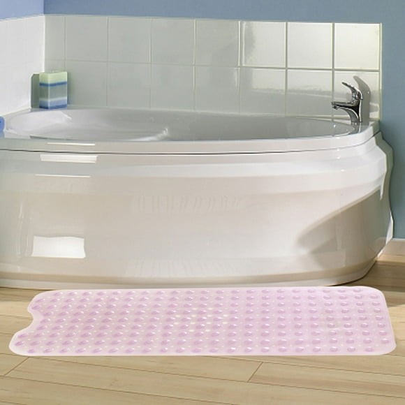 Sofa Vama Ropa de Cama Alfombrillas para bañera y ducha, extralargas, antideslizantes (99,5 x 40 cm), con ventosas, suaves y lavables a máquina. for Navideño