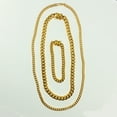 thumbnail image 4 of Cuban Link Chain Necklace Gold Stainless Steel Hip Hop Men Women Ginger Lyne Collection, 4 of 5