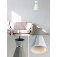 thumbnail image 5 of -7W 1 Led Pendant-7.75 Inches Wide By 10.75 Inches High-Gray/Polished Chrome Finish    -Traditional Installation Et2 Lighting E25036-Gypc, 5 of 10