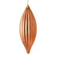 thumbnail image 1 of Vickerman M183258S 8 in. Rose Gold Shiny Line Finial Ornament  4 per Bag, 1 of 3