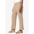 thumbnail image 3 of Jessica London Women's Plus Size Wide Leg Gauze Pant, 3 of 3