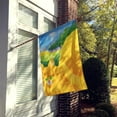 thumbnail image 2 of Carolines Treasures 6001-FLAG-PARENT Black and White Cat  No Fishing Flag  multicolor, 2 of 2