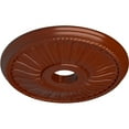 thumbnail image 3 of Ekena Millwork 20 1/8"OD x 3 7/8"ID x 1 7/8"P Berkshire Ceiling Medallion (Fits Canopies up to 6 3/8"), Hand-Painted Firebrick, 3 of 7