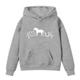 thumbnail image 4 of Zshosam Hoodies for Teens Girls Trendy Girls Tops Kids Hoodies Cute Shirts Long Sleeve Casual Pullover Fashion Sweatshirts Size 5T 6T,(Grey 5-6 Years), 4 of 4