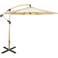 thumbnail image 1 of Sombrilla Tipo Madera Jardin Exterior 2.9m Playa Terraza Beige Jardimex, 1 of 6