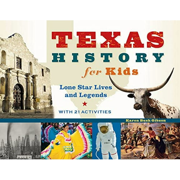 Pre-Owned TEXAS HISTORY FOR KIDS Paperback