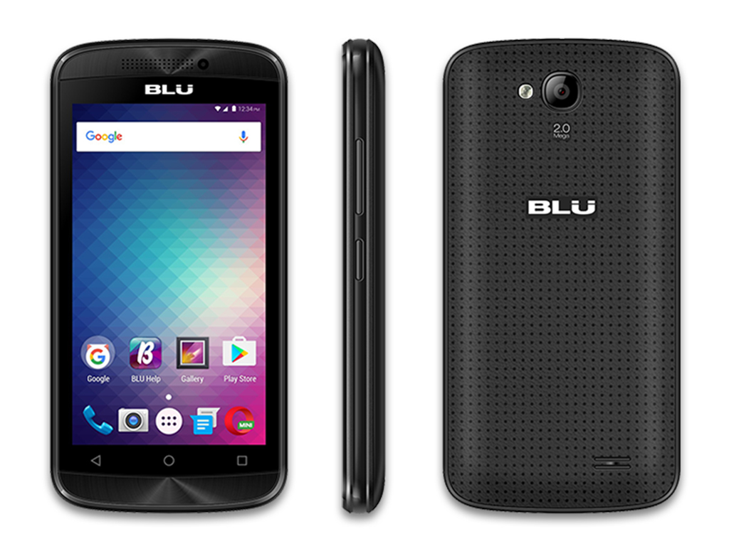 BLU Advance 4.0M 4" Cell Phone 4GB 2MP GSM Unlocked Android A090L Black