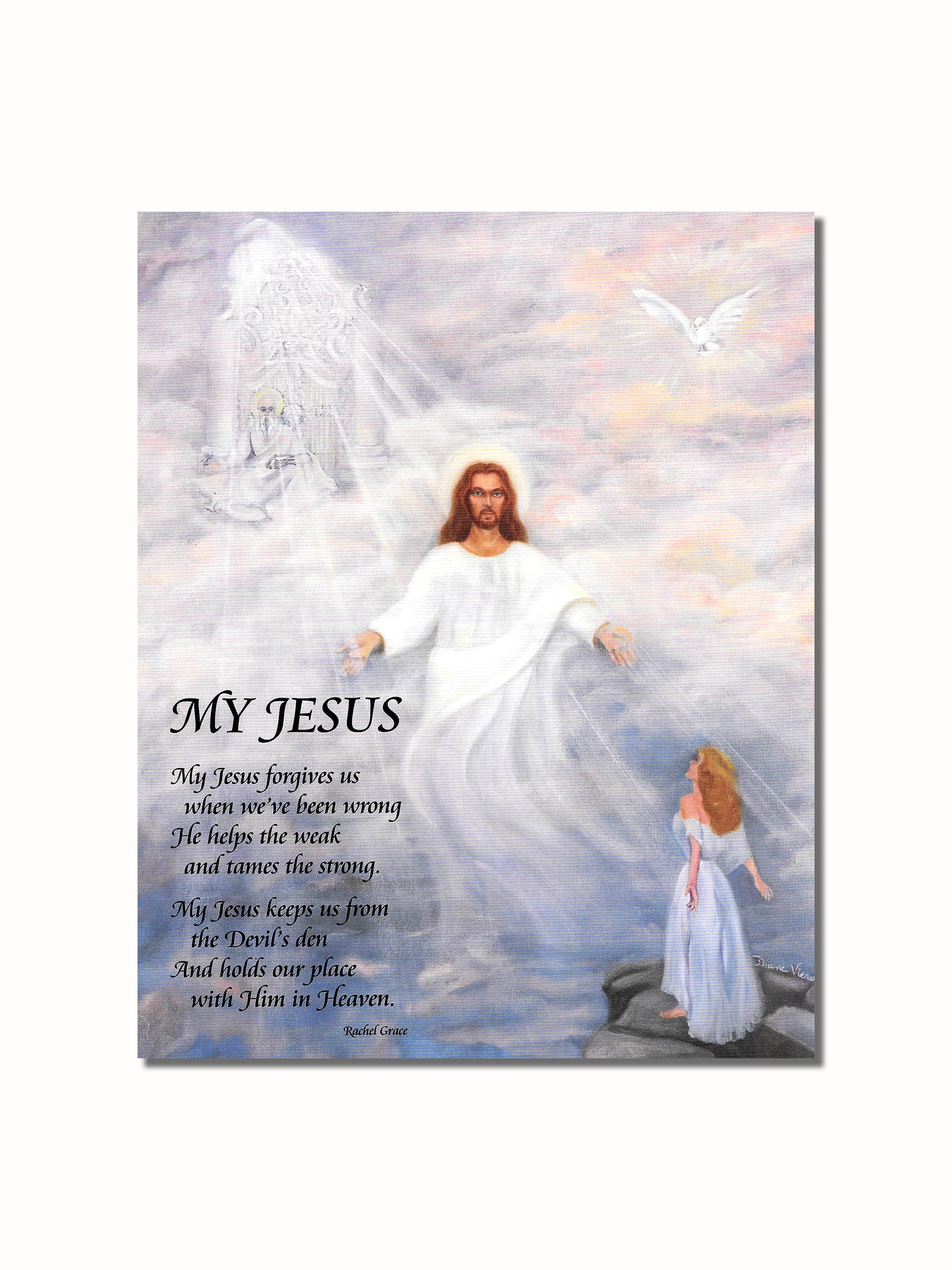 A Jesus Walking On Water 8x10 Picture Celebrity Print 