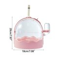thumbnail image 5 of Carrier Cage With Water Bottle Portable Travel Carry Case For Small, 5 of 5