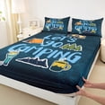 thumbnail image 3 of Castle Fairy Teens Happy Camping 4pcs Bed Sheets,Adventure Theme King Sheets,Moutain Jungle Super Cozy Sheet Set,Breathable Home Decor, 3 of 7