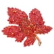 thumbnail image 1 of Broche Pin Rhinestone Forma de hoja de arce Broche Ropa Pin Ropa Joyería, 1 of 7