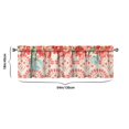 thumbnail image 3 of Kitchen Window Curtains with Rod Pocket over Sink Pioneer Colorful Floral Small Window Treatment Cafe Short Curtains for Bathroom Tier Drapes 54x18inch, 3 of 3