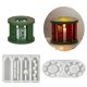thumbnail image 2 of Fashionable Sturdy Silicone Lamp Mold Craft Supplies Accessory for Craft and Baking Reusable Portable Round Designs, 2 of 4