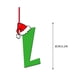 thumbnail image 2 of Letras Acrílicas Navideñas, Adornos Navideños con Letras, Decoraciones Acrílicas, Adornos Colgantes para El Árbol de Navidad., 2 of 2