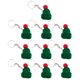 thumbnail image 2 of 10 PCS 1 Conjunto de decoraciones de llave de llave de forma de sombrero de punto adorable (verde 2), 2 of 5