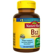 Nature Made Vitamin B12 1000 mcg Softgels, Dietary Supplement, 310 Count