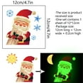 thumbnail image 5 of Glow in the Dark Christmas Stickers, Luminous Christmas Santa Switch Stickers for Bedroom Living Room Decoration Holiday Party Supplies, 5 of 5