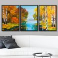 thumbnail image 2 of FCCUYE - 3 Piece Canvas Wall Art - Oil Painting on Canvas of a Fruit Composition - Modern Home Art Stretched and Framed Ready to Hang - 16"x24"x3 Panels, 2 of 6
