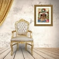 thumbnail image 3 of Swatland, Sally 15x18 Gold Ornate Wood Framed with Double Matting Museum Art Print Titled - Santa Watch, 3 of 4