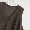 thumbnail image 5 of AUNVITO Women's V-Neck Sleeveless Knit Vest Oversized Pullover Casual and Versatile Style, 5 of 6