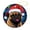pattern-3, variant on Christmas Ceramic Ornament Xmas Lovely Dogs Double-Sided Printed 3" Ceramic Christmas Ornament Pug Dog Wearing A Santa for Christmas Tree Decoration Xmas Party Decorations Ornament Xmas Present