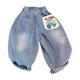 thumbnail image 1 of Pantalones vaqueros para niños, pantalones vaqueros con letras de dibujos animados para niños, pantalones casuales para niñas, ropa para niños de 1 a 6 años de primavera y otoño, 1 of 6