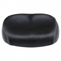 MELIVO Big Ass Bike Cycling Noseless Saddle Wide Large Soft PU Pad Seat (Black)