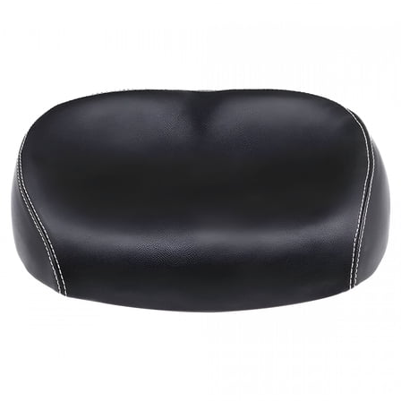 MELIVO Big Ass Bike Cycling Noseless Saddle Wide Large Soft PU Pad Seat (Black)