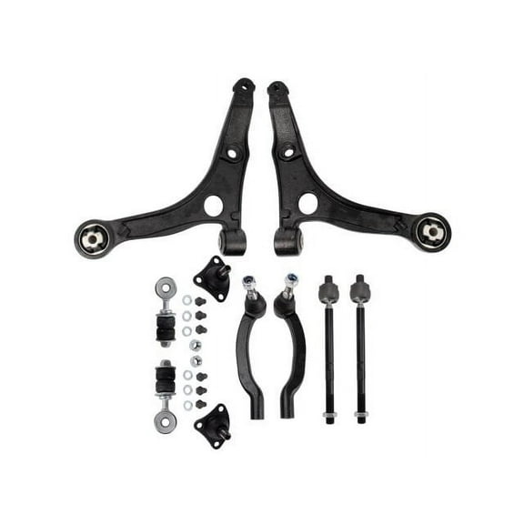 Front Control Arm Ball Joint Tie Rod and Sway Bar Link Kit 10 Piece - Compatible with 2014 - 2021 Ram ProMaster 3500 2015 2016 2017 2018 2019 2020