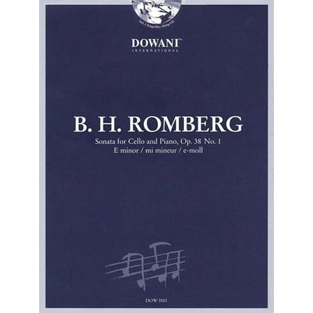 Romberg: Sonata for Cello and Piano in E Minor, Op. 38 No. 1