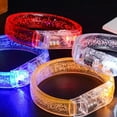 thumbnail image 4 of K-KED 1pc Neon Light Up Bracelet Toys Luminous Wristbands LED Light Up Bracelets-Pink, 4 of 7