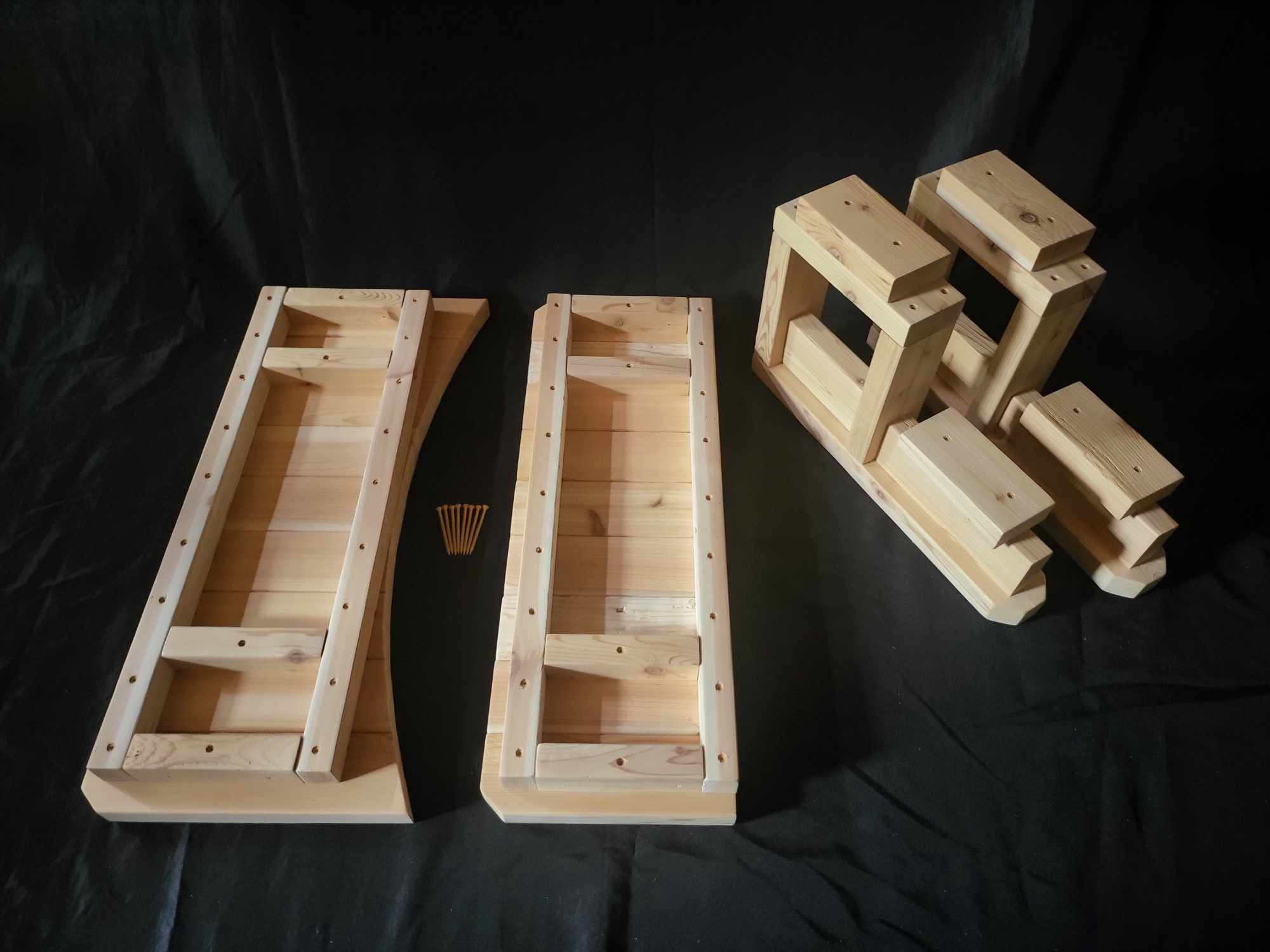TIMBERFLOW Cedar Round Hot Tub Steps
