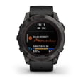 thumbnail image 2 of fenix 7X Pro Saph Solar Carbon Gray Ti w/Black Band Garmin fenix 7X Pro, 2 of 8