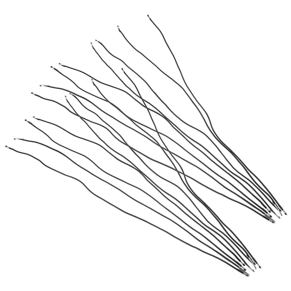 OFFIGAM 30 Pcs Lanyard String Black Elastic String For Hats And Tags