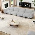 thumbnail image 6 of Indecor Home 125.8" Modular Couches and Sofas 4 Seater Sectional Sofa Couche for Living Room Bedroom, Apartment, Office, Gray, 6 of 10
