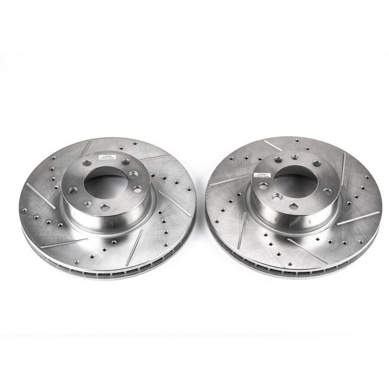 Power Stop EBR421XPR Evolution Drilled & Slotted Rotors -Front