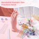 thumbnail image 4 of Kit de uñas Deciniee set acrílico con lámpara UV y mano de práctica, 4 of 7