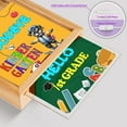 thumbnail image 4 of Back to School Schnauzer Goodbye Kindergarten Hello 1st Grade Acrylic Plaque with Wood Photo Frame Box Miniature Schnauzer Dog Lover Light Box - 02011, 4 of 5