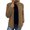 Khaki XL, variant on Winter Women Jacket with Double Pockets Thick Fleece Zipper Closure Cardigan Long Sleeves Warm Windproof Heat Retention Outdoor Coat