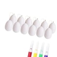 thumbnail image 4 of 12 huevos de Pascua DIY Kit de materiales de bricolaje 4 bolígrafos de acuarela de color blanco en blanco Pascua 8cm, 4 of 9